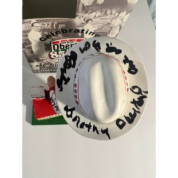 Oh Boy Oberto Art the owner bobble head hydroplane owner signed - Picture 5 of 12